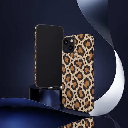 Leopard Print iPhone Tough Case | Cocoa Wildcat