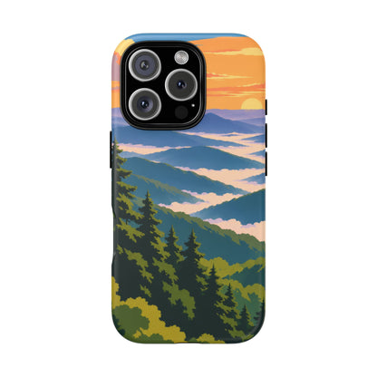 Great Smoky Mountains — Morning Veils iPhone Tough Case