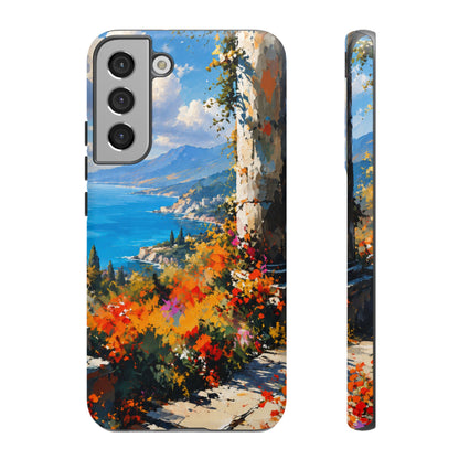 Azure Sanctuary Samsung Galaxy Tough Case | Painterly Coastal Landscape