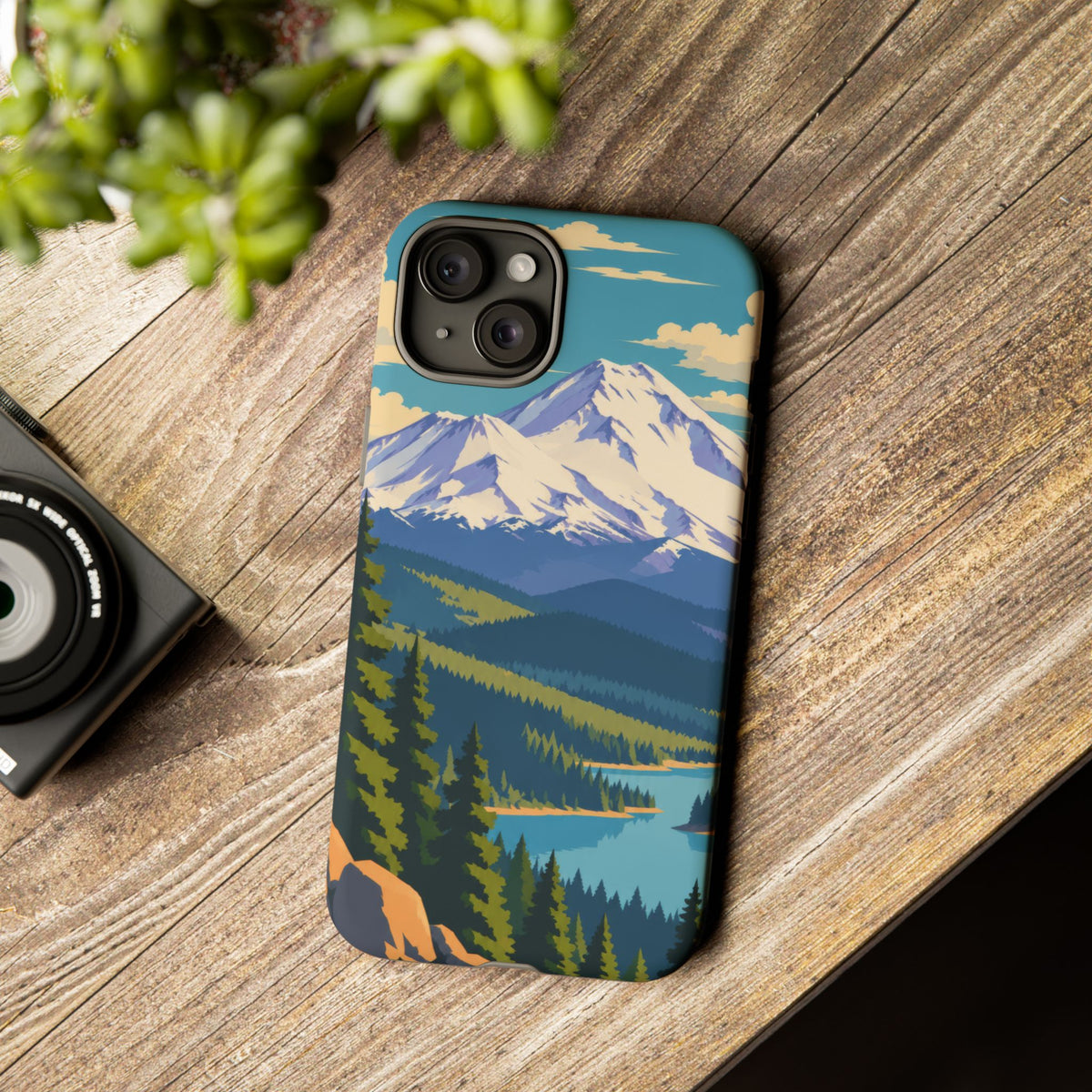 Mount Shasta — Snowlight iPhone Tough Case