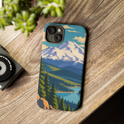 Mount Shasta — Snowlight iPhone Tough Case