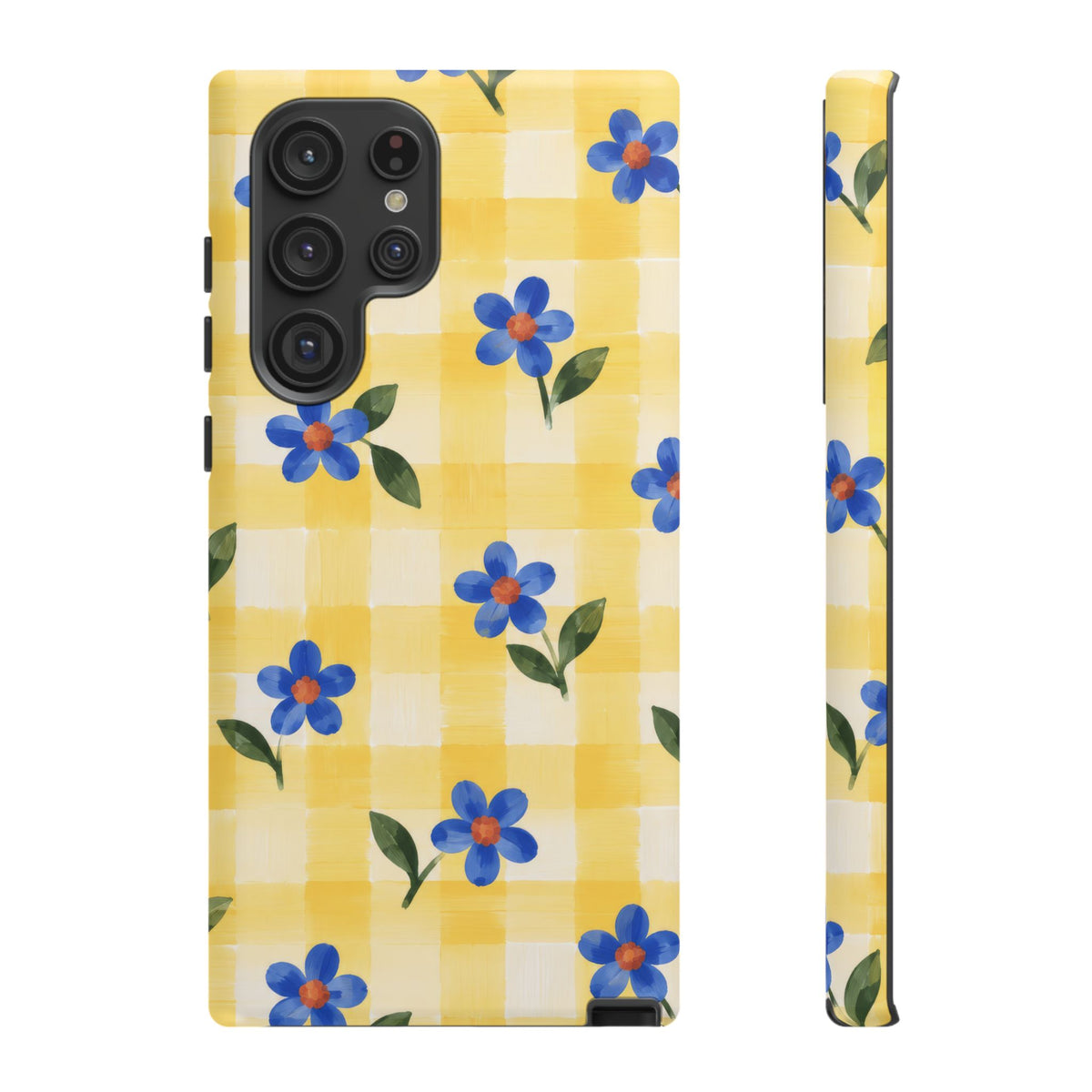 Buttercup Picnic Samsung Galaxy Tough Case | yellow gingham