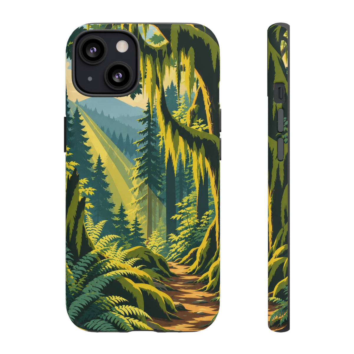 Hoh Rain Forest — Mosslight iPhone Tough Case
