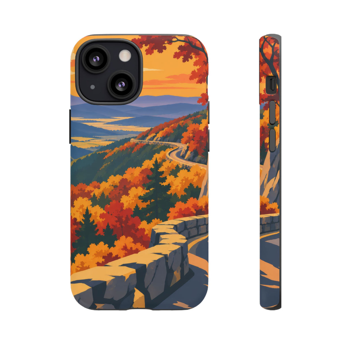 Skyline Drive — Overlook Gold iPhone Tough Case