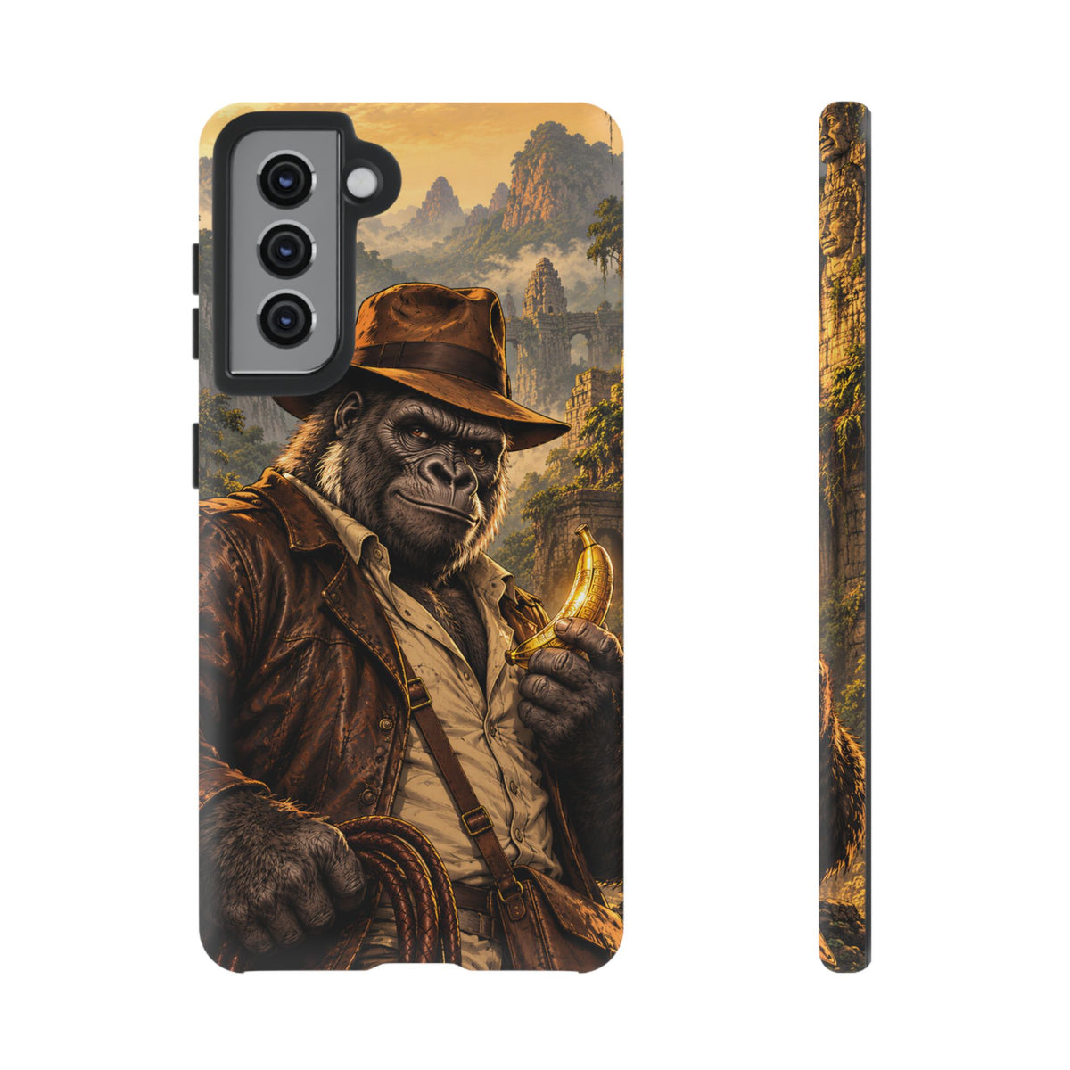 Adventure Gorilla Samsung Galaxy Tough Case | Temple of Bananas
