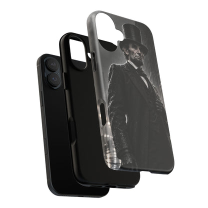 Abe after Midnight iPhone Tough Case | noir lincoln