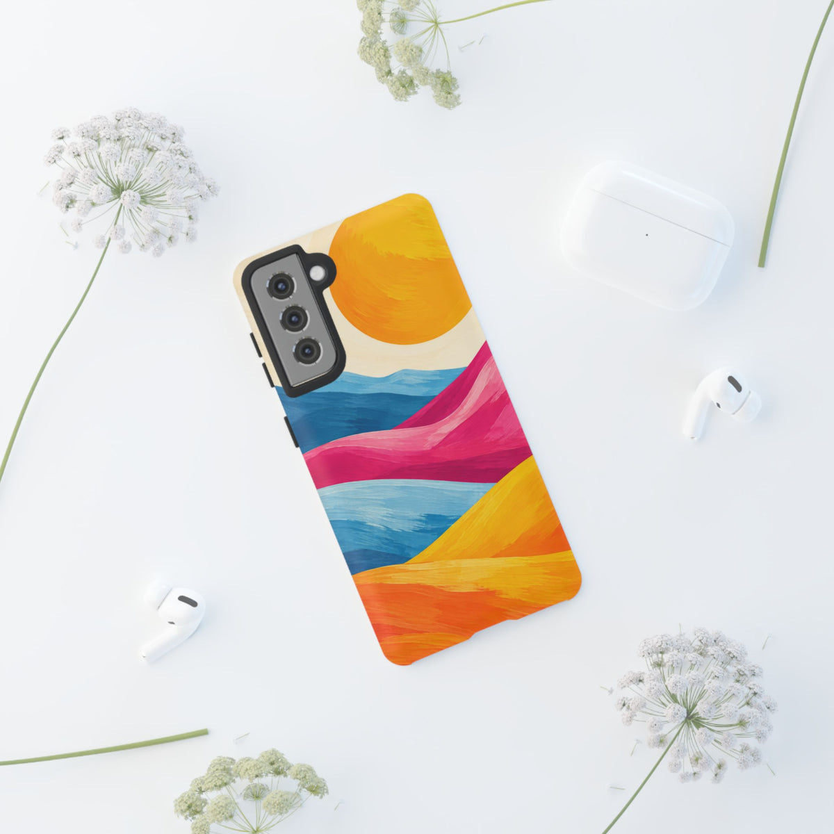 Golden Drift Samsung Galaxy Tough Case | colorful hills