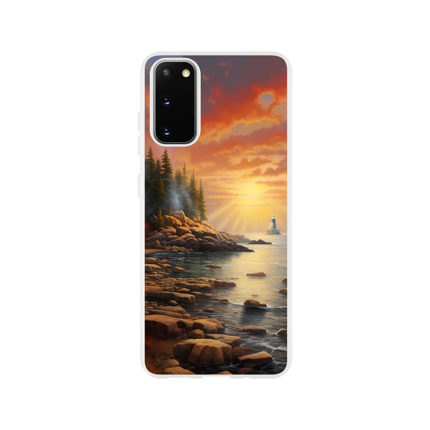 Samsung Case - Acadia Lighthouse Luminance