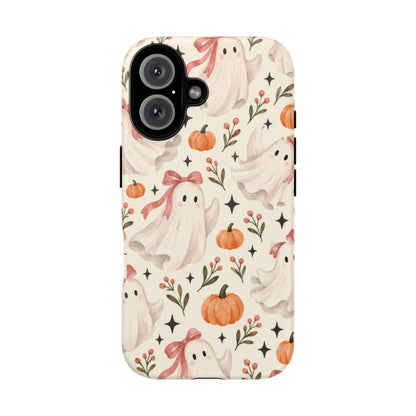 Blush Boo Social iPhone Tough Case | cute ghost