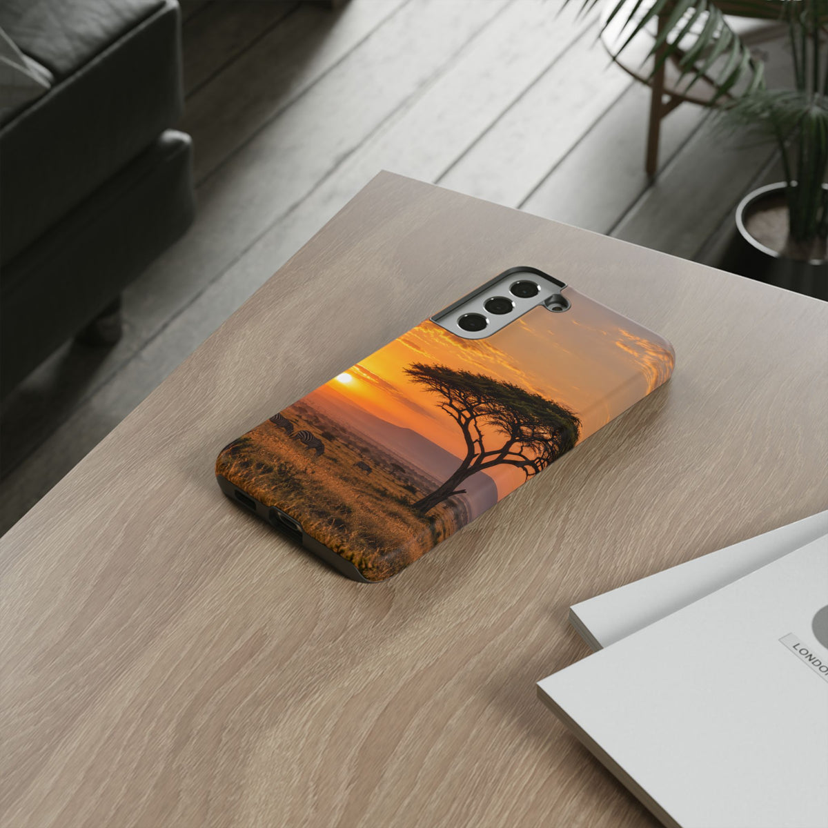 Amber Acacia Samsung Galaxy Tough Case | african sunset