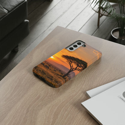 Amber Acacia Samsung Galaxy Tough Case | african sunset