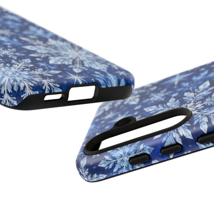 Frosted Midnight Samsung Galaxy Tough Case | snowflake