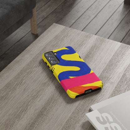 Offbeat Samsung Galaxy Tough Case | Abstract Color Block Art