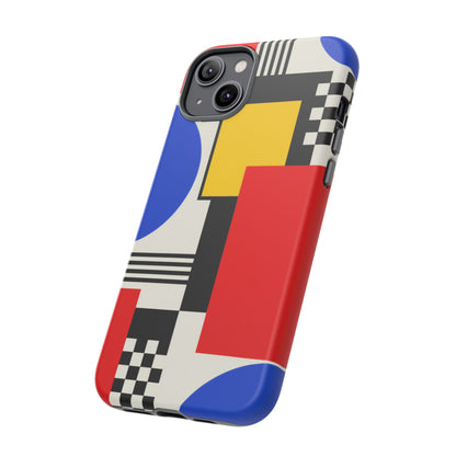 Primary Frequency iPhone Tough Case | Primary Color Geometry