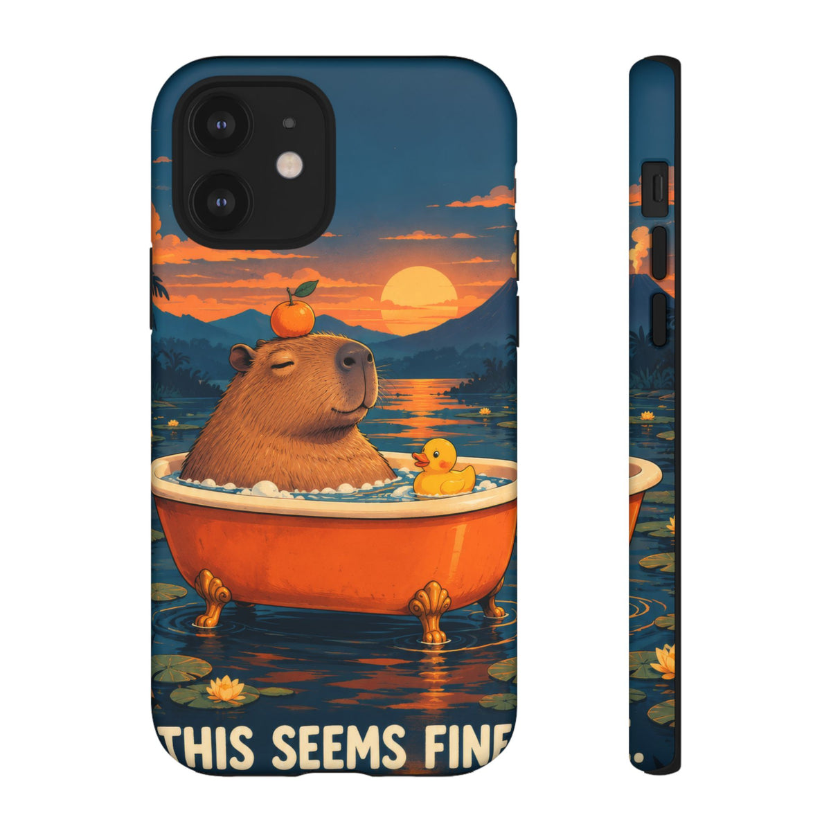 Minor Inconvenience iPhone Tough Case | funny capybara
