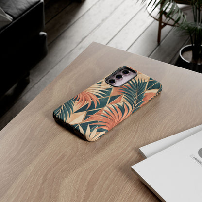 Coral Palm Pavilion Samsung Galaxy Tough Case | art deco