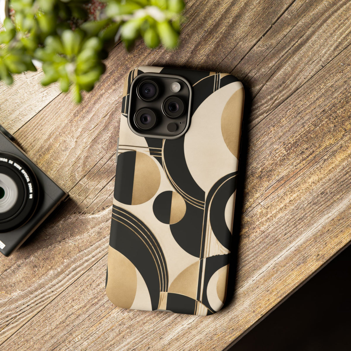 Pearl Orbit iPhone Tough Case | art deco