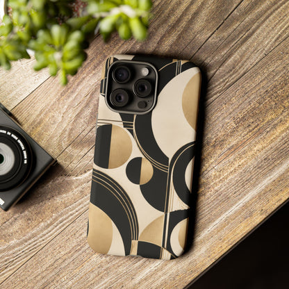 Pearl Orbit iPhone Tough Case | art deco