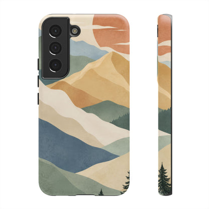 Sage Summit Samsung Galaxy Tough Case | abstract mountains