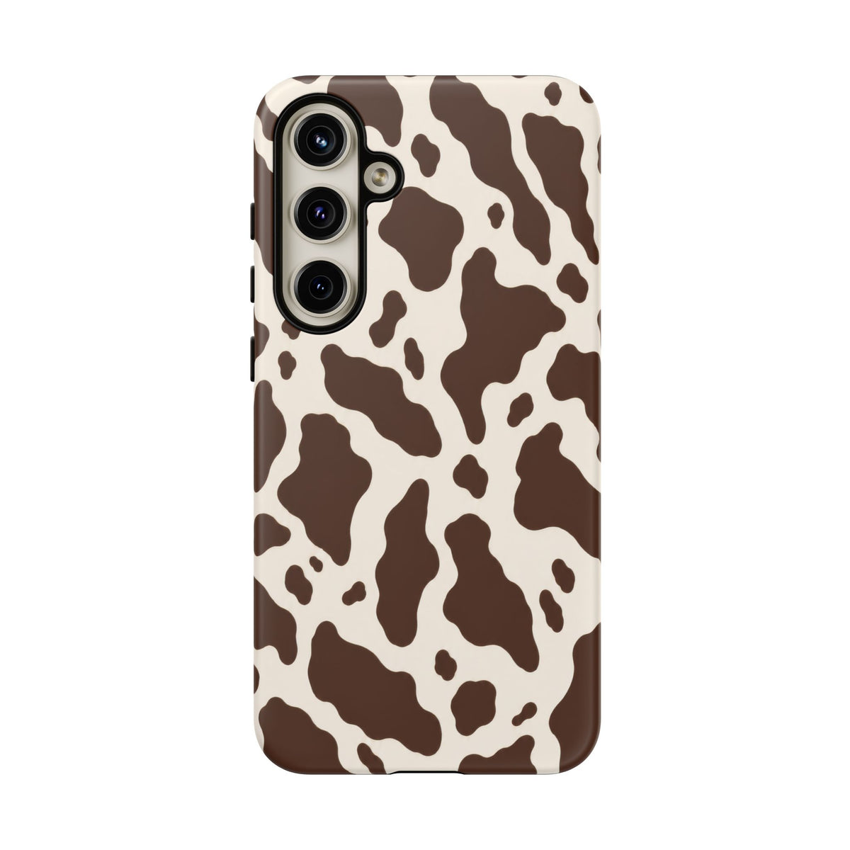 Cocoa Ranch Samsung Galaxy Tough Case | Brown Cow Print