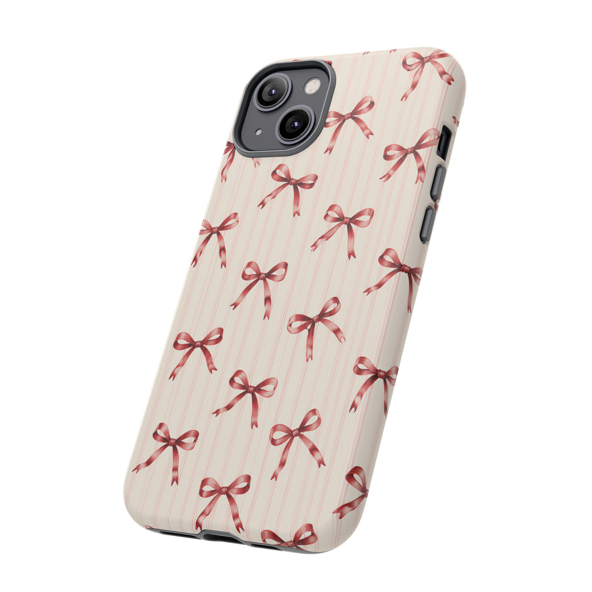 Red Bow iPhone Tough Case | Ribbon Waltz