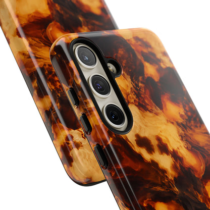 Amber Marble Samsung Galaxy Tough Case | Amber Mosaic