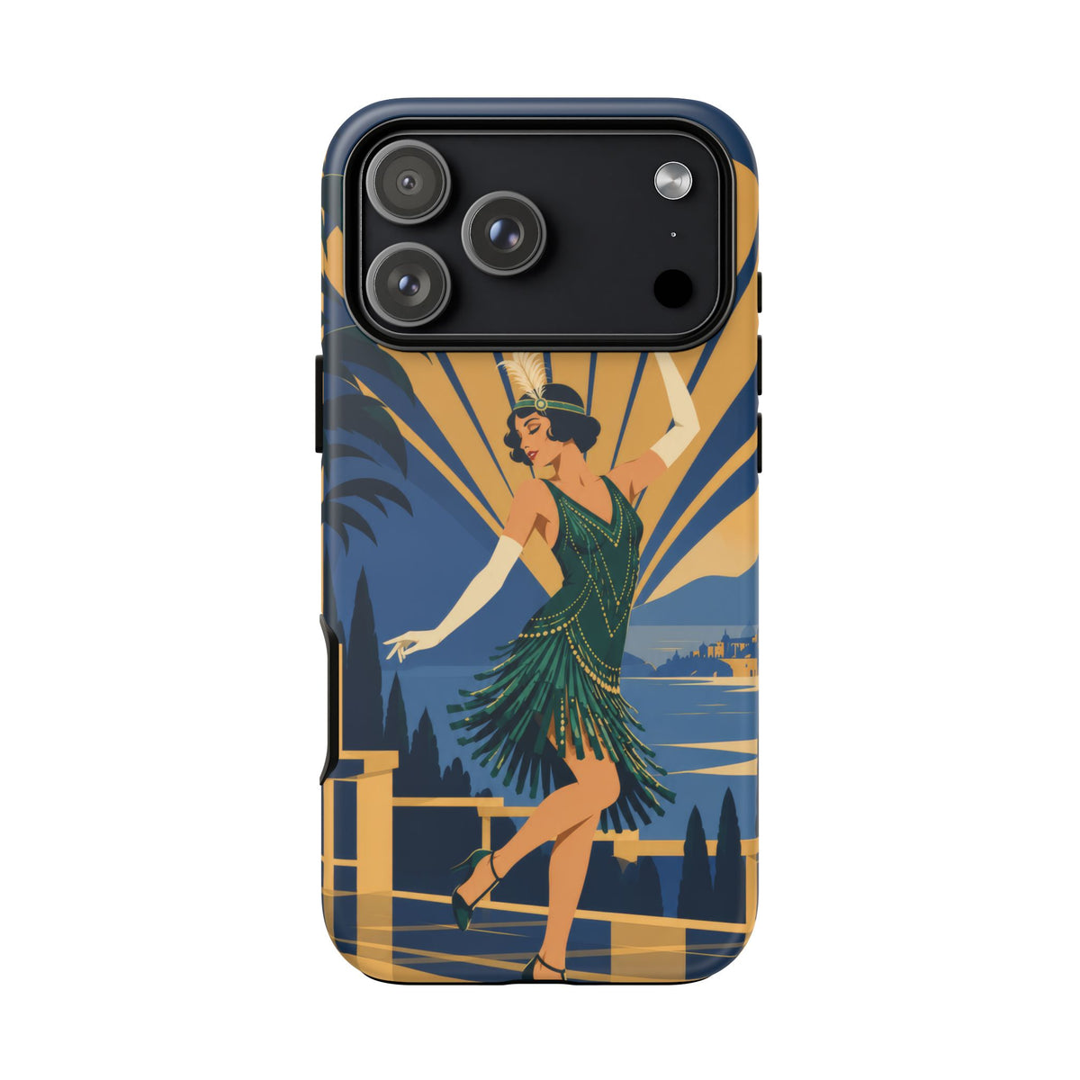 1920s Flapper — Jazz After Dark iPhone Tough Case