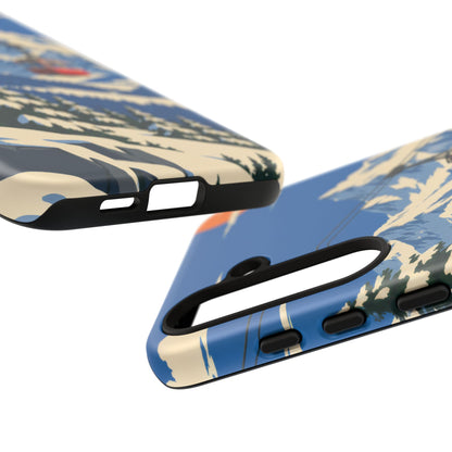 Swiss Skiing — Lift to the Sky Samsung Galaxy Tough Case