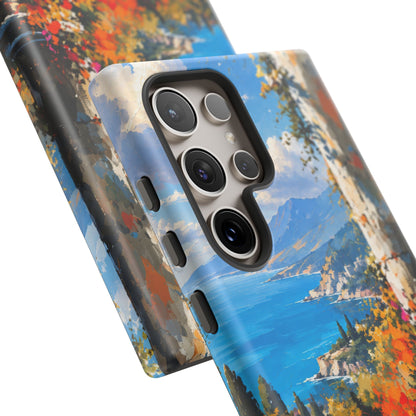 Azure Sanctuary Samsung Galaxy Tough Case | Painterly Coastal Landscape