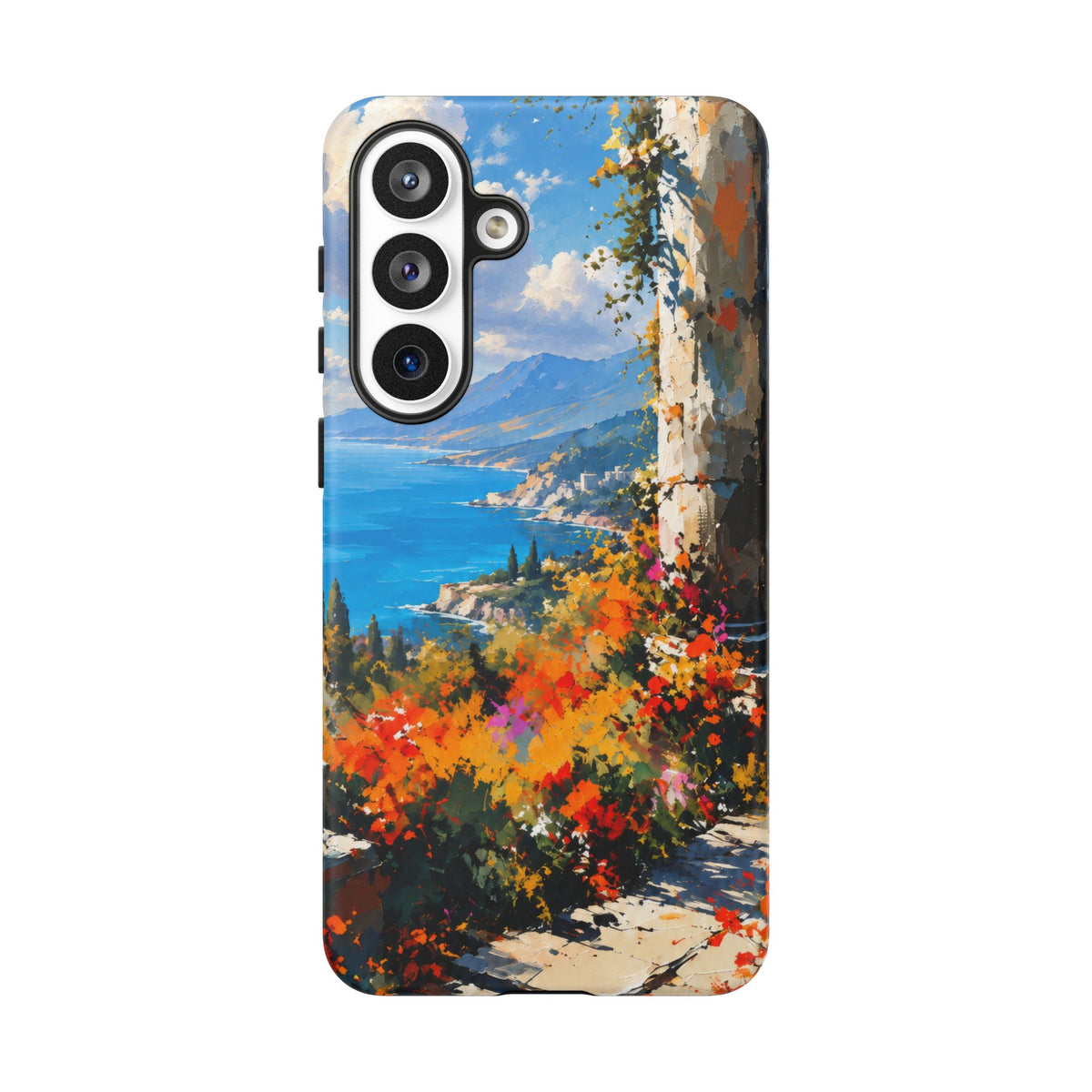 Azure Sanctuary Samsung Galaxy Tough Case | Painterly Coastal Landscape