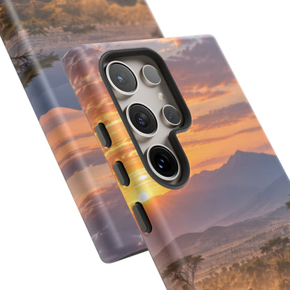 Elephants at First Light Samsung Galaxy Tough Case | african elephants