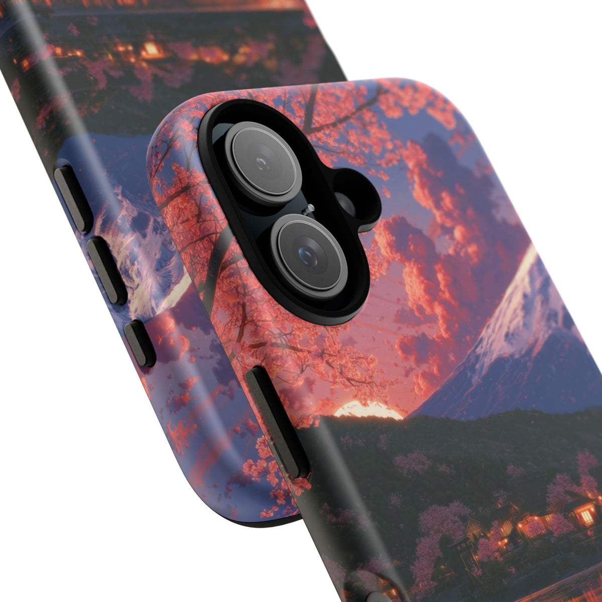 Sakura Lakeside Village iPhone Tough Phone Case