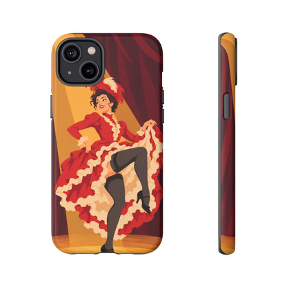 Moulin Rouge Dancer — Crimson Cabaret iPhone Tough Case | cabaret dancer