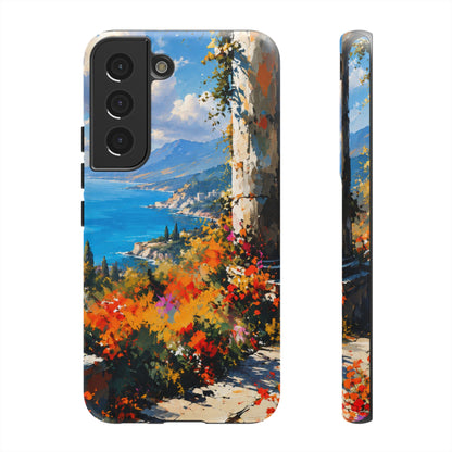 Azure Sanctuary Samsung Galaxy Tough Case | Painterly Coastal Landscape