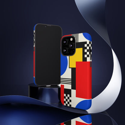 Primary Frequency iPhone Tough Case | Primary Color Geometry