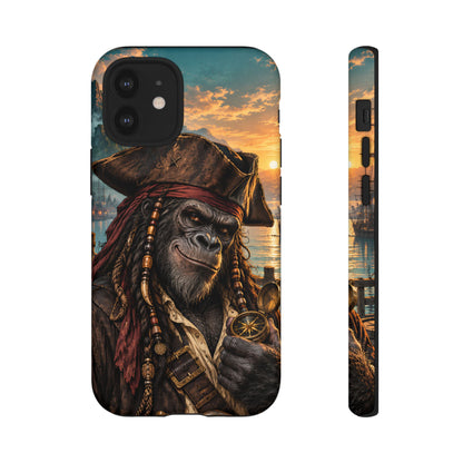 Pirate Gorilla iPhone Tough Case | Captain Silverback