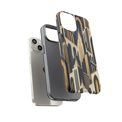 Midnight Metropolis iPhone Tough Case | art deco