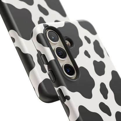 Classic Holstein Samsung Galaxy Tough Case | Black & White Cow Print