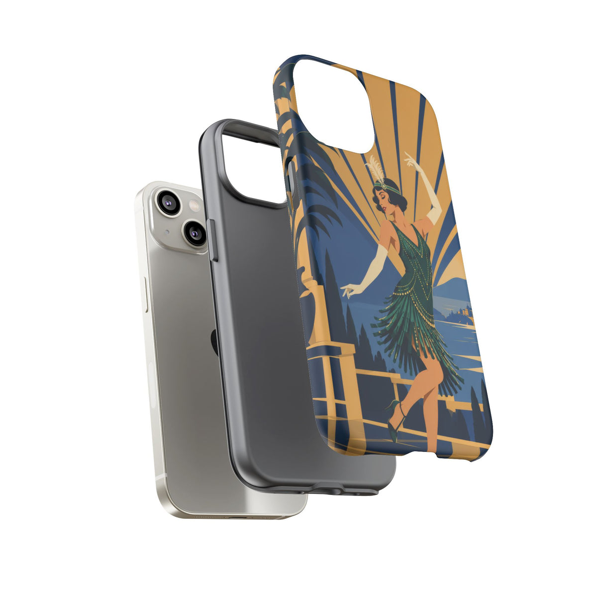 1920s Flapper — Jazz After Dark iPhone Tough Case