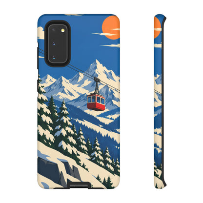 Swiss Skiing — Lift to the Sky Samsung Galaxy Tough Case