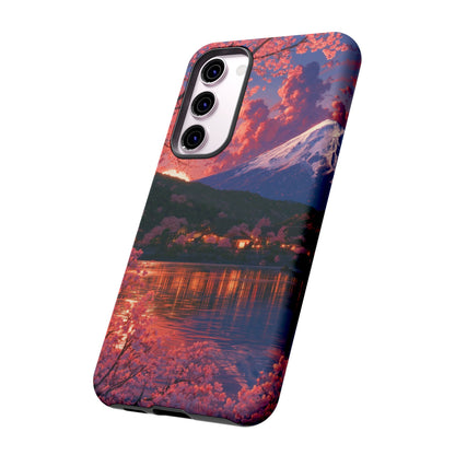 Sakura Lakeside Village Samsung Galaxy Tough Phone Case