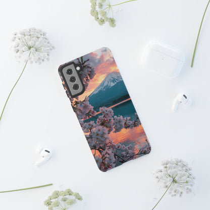 Fuji Petal Reflection Samsung Galaxy Tough Phone Case
