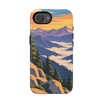 Misty Mountains — Amethyst Pass iPhone Tough Case