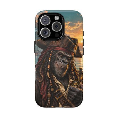Pirate Gorilla iPhone Tough Case | Captain Silverback