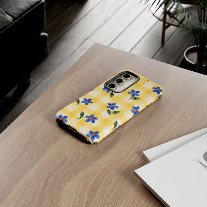 Buttercup Picnic Samsung Galaxy Tough Case | yellow gingham