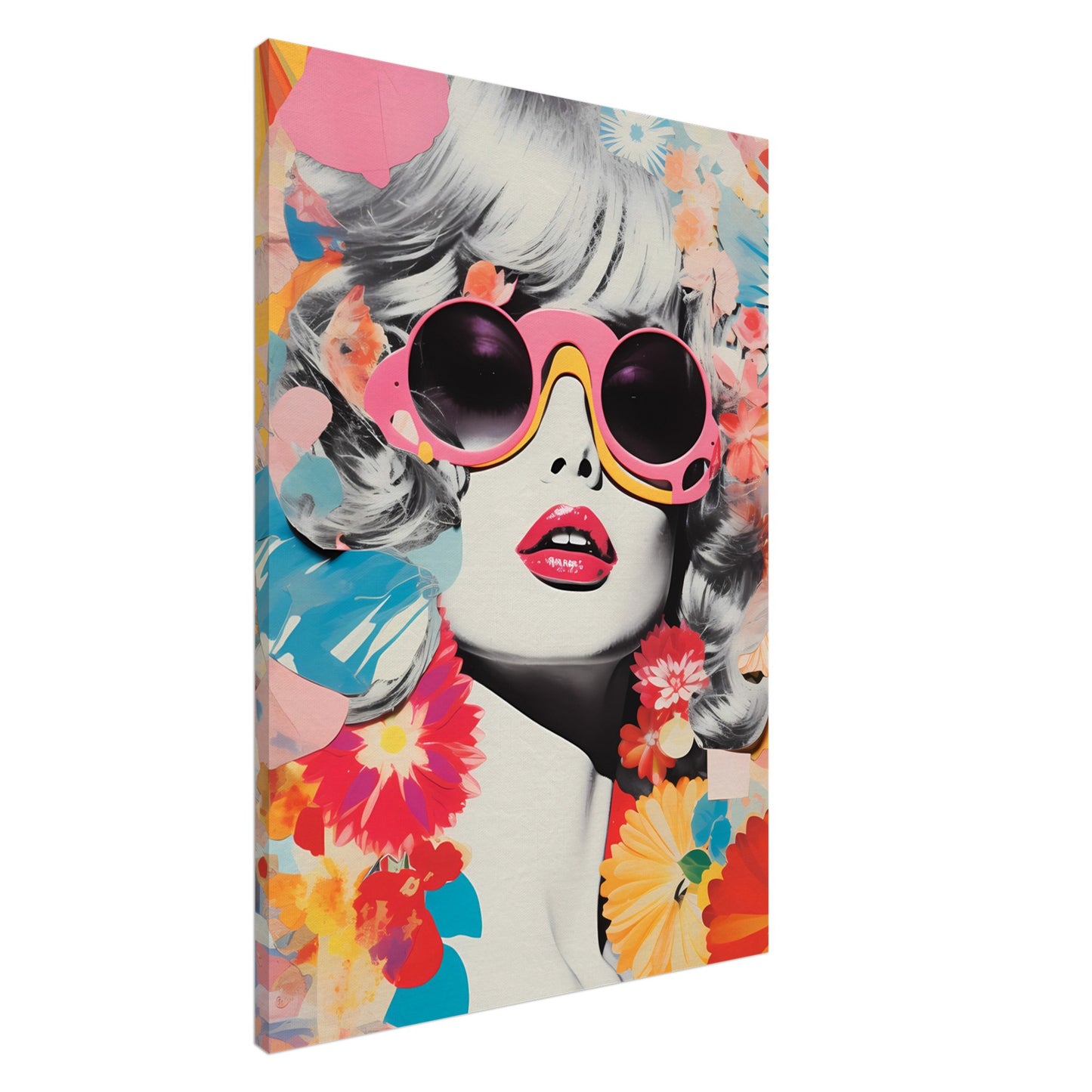 Canvas Wall Art - Pop Blossom Beauty