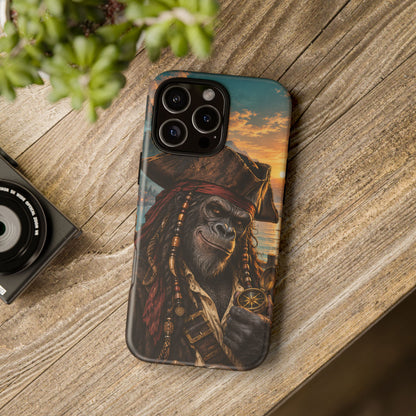 Pirate Gorilla iPhone Tough Case | Captain Silverback