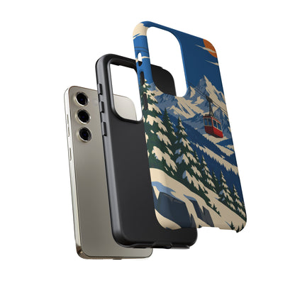 Swiss Skiing — Lift to the Sky Samsung Galaxy Tough Case
