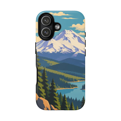 Mount Shasta — Snowlight iPhone Tough Case