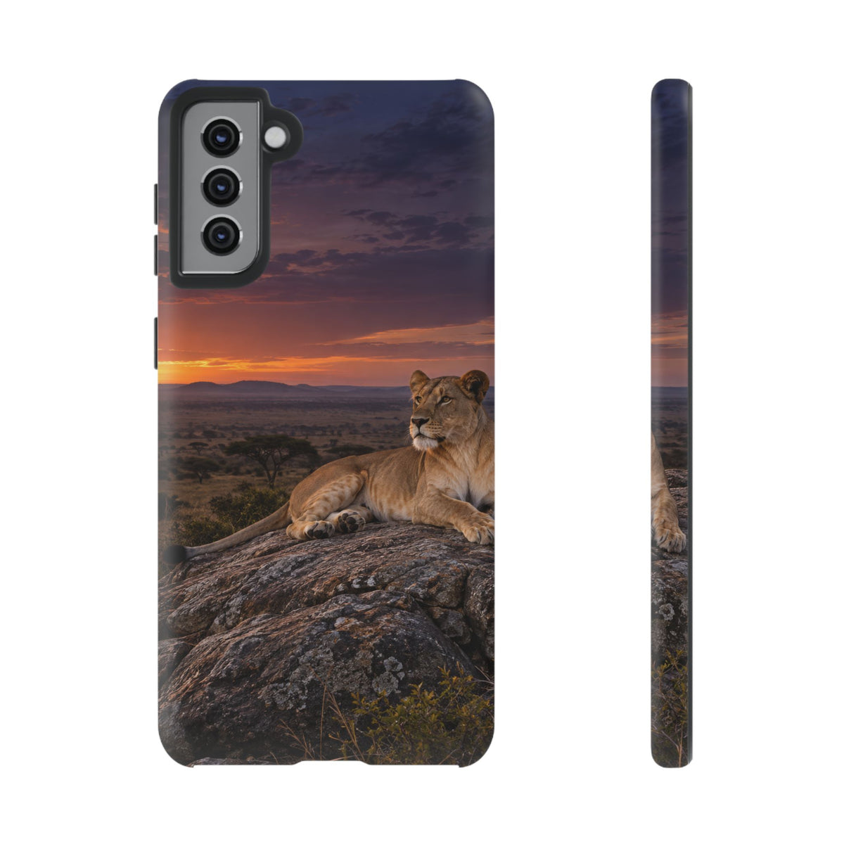 Lioness in the Blue Hour Samsung Galaxy Tough Case